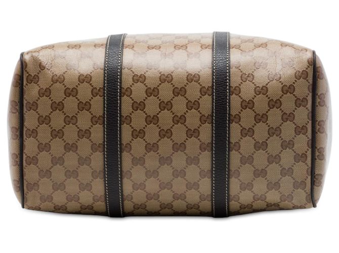 Borsa Boston Gucci Medium GG Crystal Joy Beige - vista 3
