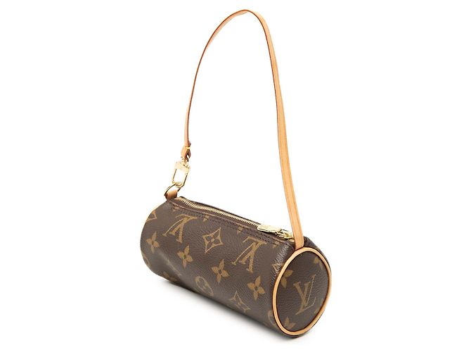 Borsa a mano Louis Vuitton Monogram Papillon Pochette Marrone - vista 2