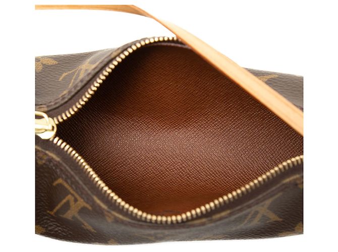 Borsa a mano Louis Vuitton Monogram Papillon Pochette Marrone - vista 4