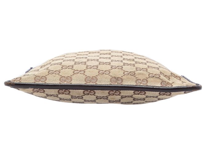 Borsa a tracolla Gucci GG Canvas Web beige - vista 3