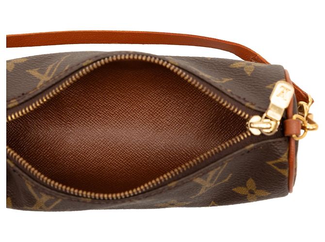 Borsa a mano Louis Vuitton Monogram Papillon Pochette Marrone - vista 4