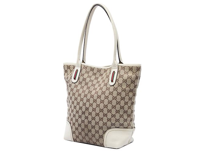 Borsa Tote Gucci GG Canvas Princy Bianca Bianco - vista 2