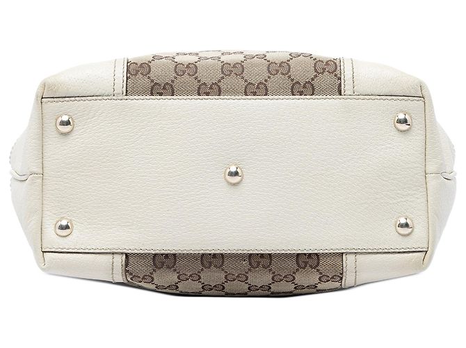 Borsa Tote Gucci GG Canvas Princy Bianca Bianco - vista 3
