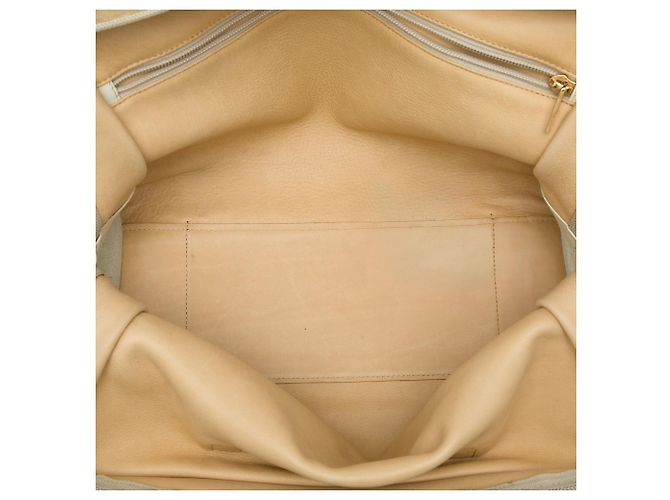 Bolsa LOEWE Amazona 32 em camurça branca - vista 4
