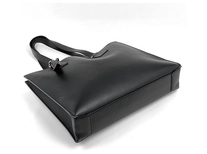 Bolso Tote horizontal de piel con hebilla Anagram Loewe Negro - vista 2