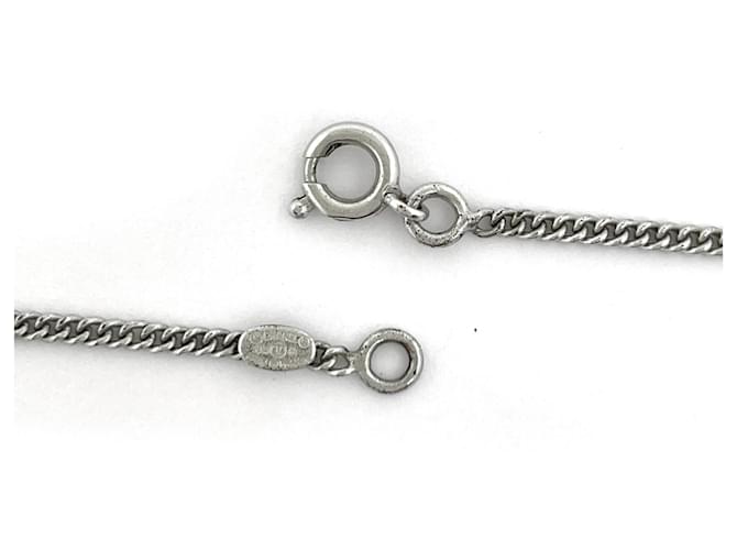 Collana Chanel placcata argento - vista 3