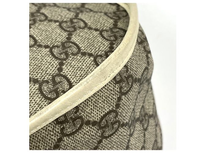 Borsa a tracolla Gucci con motivo GG Beige Crudo - vista 3