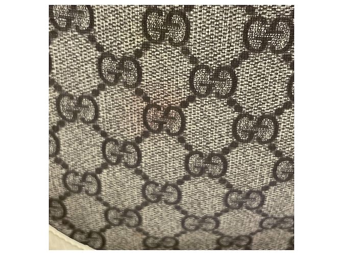 Borsa a tracolla Gucci con motivo GG Beige Crudo - vista 4