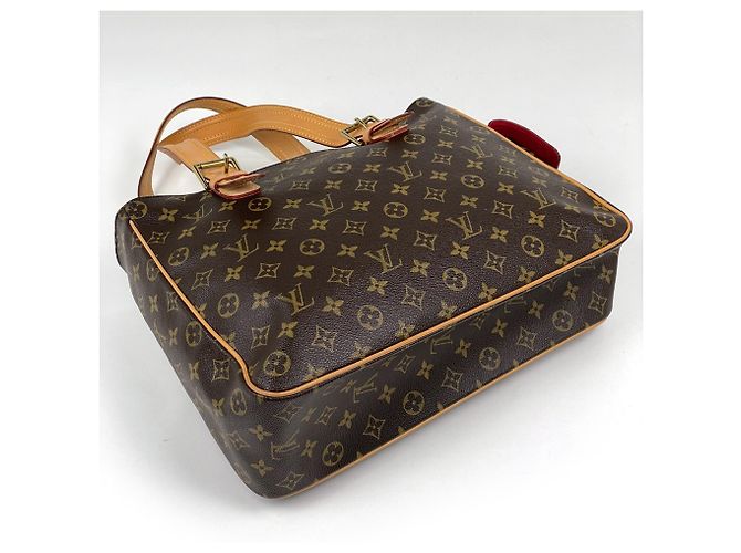 Borsa Tote Louis Vuitton Multipli Cite Marrone - vista 2
