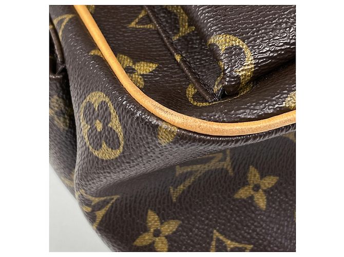 Borsa Tote Louis Vuitton Multipli Cite Marrone - vista 3