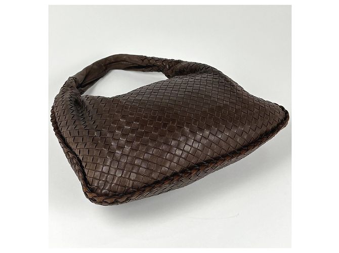 Bolsa de Ombro Hobo Intrecciato Bottega Veneta Marrom - vista 2