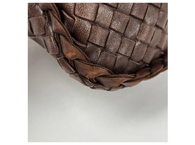 Bolsa de Ombro Hobo Intrecciato Bottega Veneta Marrom - vista 3