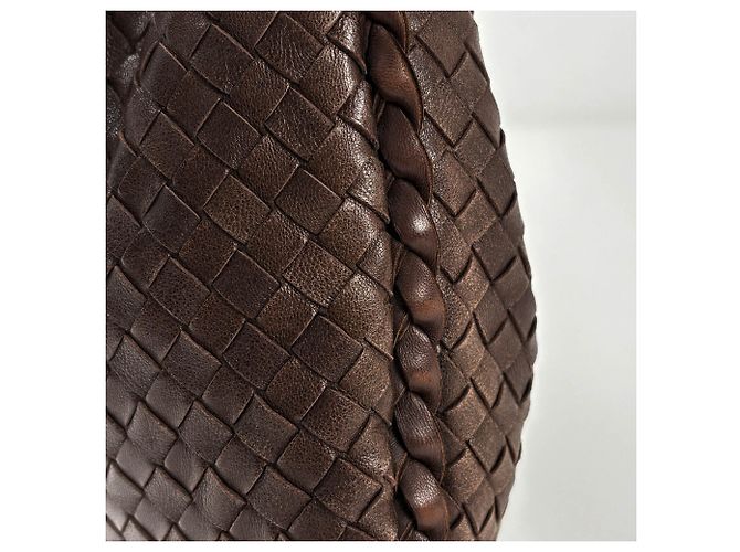 Bolsa de Ombro Hobo Intrecciato Bottega Veneta Marrom - vista 4