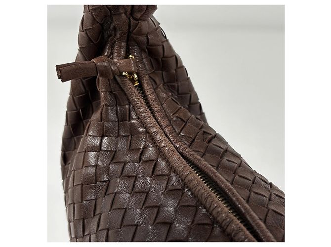 Bolsa de Ombro Hobo Intrecciato Bottega Veneta Marrom - vista 5