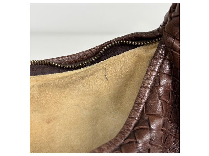 Bolsa de Ombro Hobo Intrecciato Bottega Veneta Marrom - vista 8