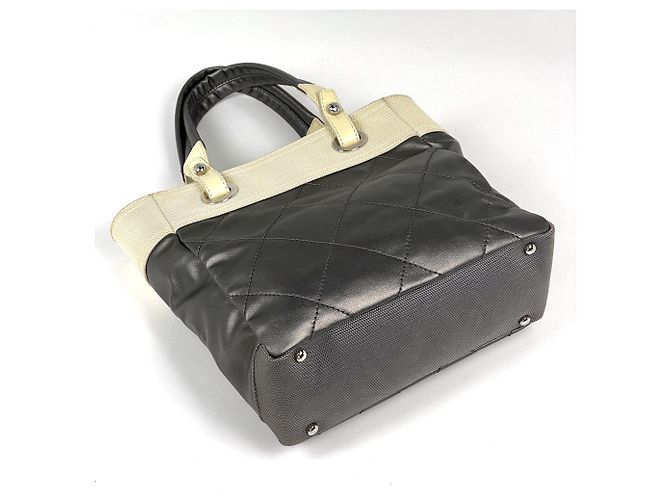 Chanel Paris Biarritz Tote PM Handtasche Braun Roh - Ansicht 2