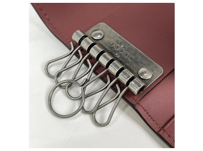 Gucci Beige GG Supreme Schlüsseltasche - Ansicht 5
