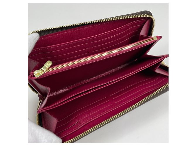 Cartera Zippy Louis Vuitton Castaño Fucsia - vista 5