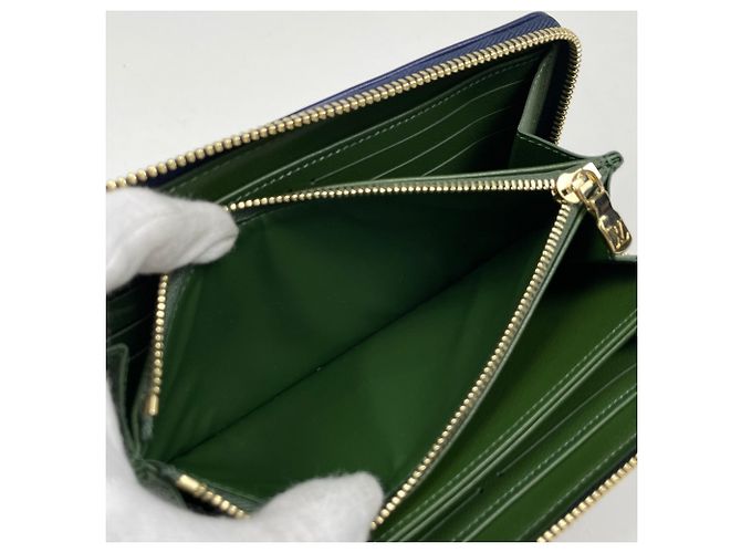Cartera Zippy Louis Vuitton Azul marino - vista 8