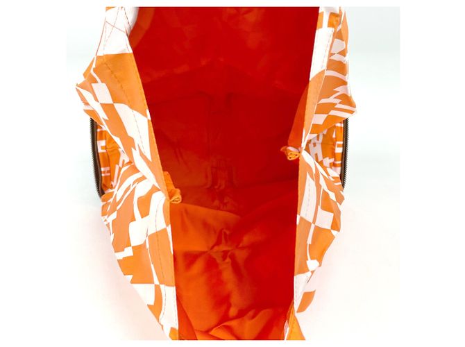 Silk In Hermès Hermes Silky Pop Tote Bag Braun Orange - Ansicht 8