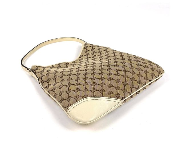 Borsa a tracolla Gucci GG Pattern Bianco Beige - vista 2