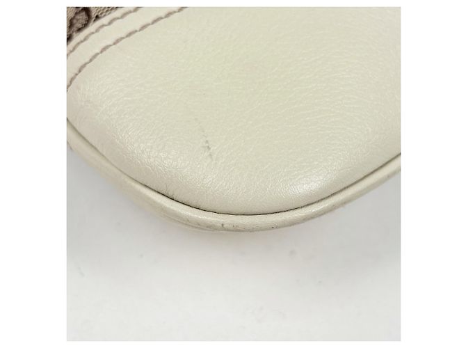 Borsa a tracolla Gucci GG Pattern Bianco Beige - vista 3
