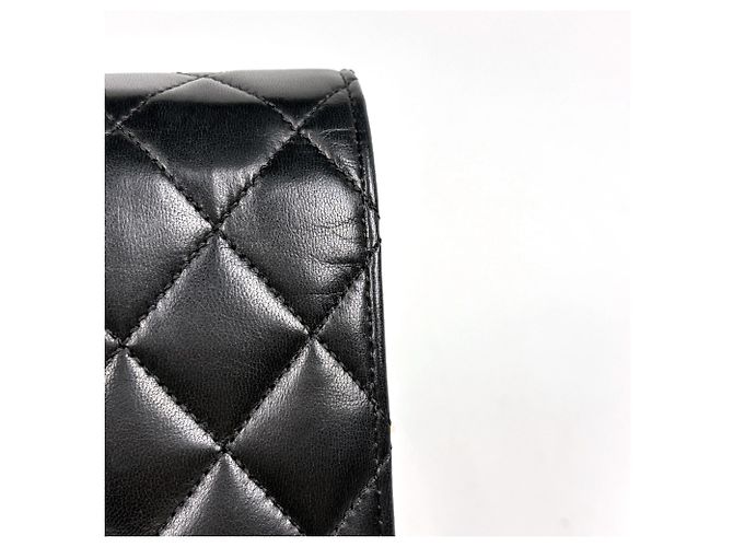 Borsa a tracolla Chanel Matelassé Coco Mark in pelle Nero - vista 6