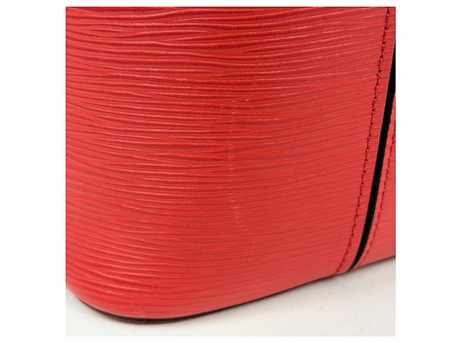 Borsa Tote Louis Vuitton Neverfull MM Rosso - vista 5