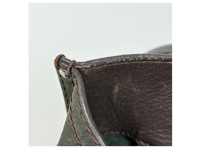 Borsa a tracolla Loewe Anagram Marrone Verde - vista 5
