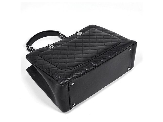 Borsa Tote Chanel Coco Mark Chain Nero - vista 2