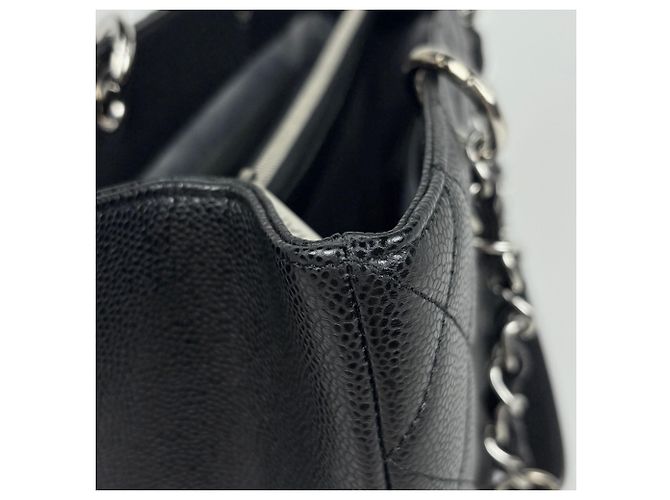 Borsa Tote Chanel Coco Mark Chain Nero - vista 4