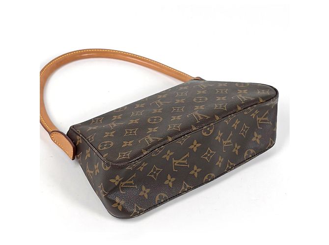 Borsa a tracolla Louis Vuitton Mini Looping Marrone - vista 2