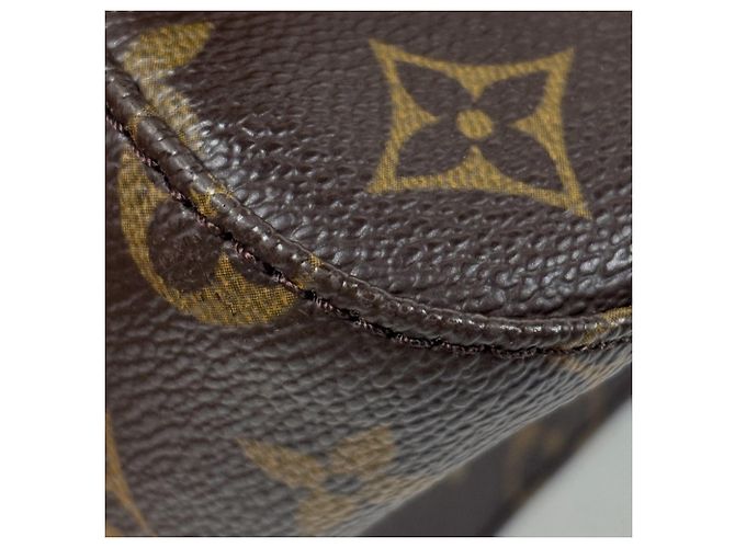 Borsa a tracolla Louis Vuitton Mini Looping Marrone - vista 3
