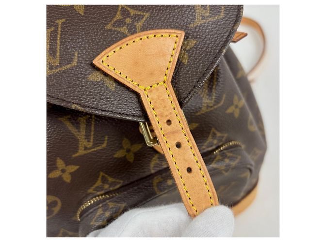 Zaino Louis Vuitton Mini Montsouris Marrone - vista 6