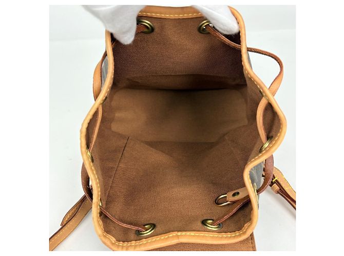 Zaino Louis Vuitton Mini Montsouris Marrone - vista 9