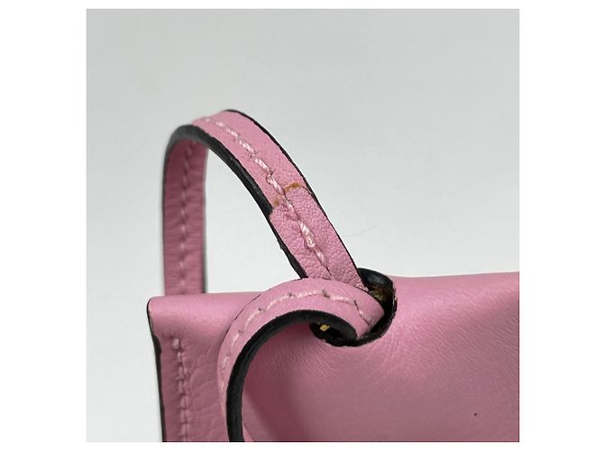 Borsa a tracolla Gucci GG Pattern Supreme Rosa Multicolore Beige - vista 5