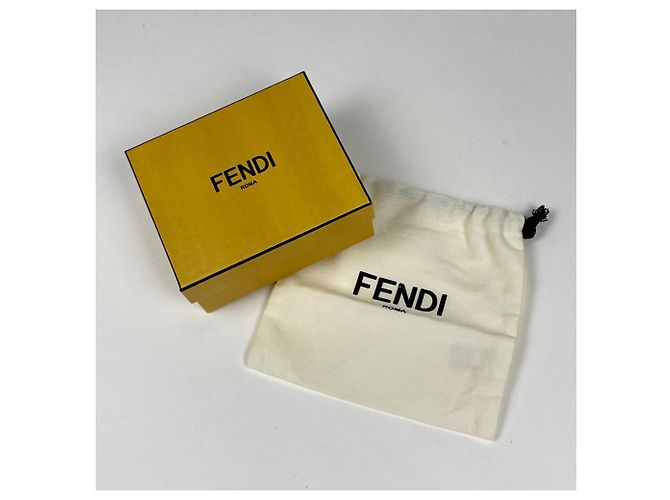 Cartera tri-fold Fendi Peekaboo Micro Selleria Azul - vista 10