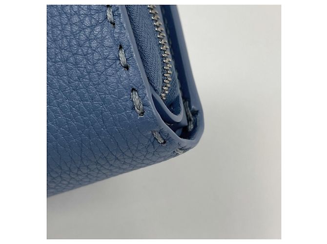 Cartera tri-fold Fendi Peekaboo Micro Selleria Azul - vista 3