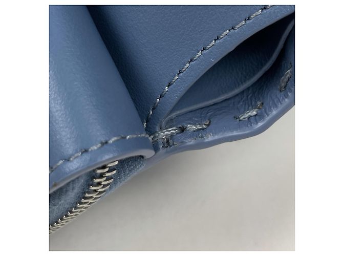 Cartera tri-fold Fendi Peekaboo Micro Selleria Azul - vista 5