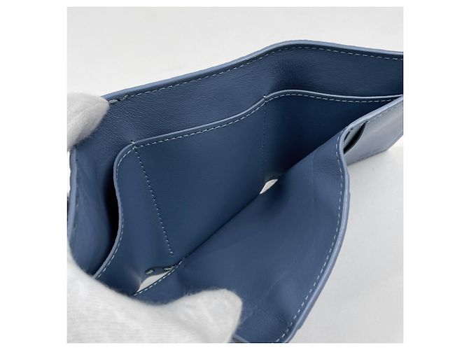 Cartera tri-fold Fendi Peekaboo Micro Selleria Azul - vista 6