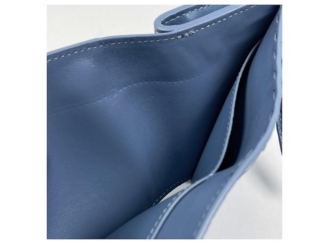 Cartera tri-fold Fendi Peekaboo Micro Selleria Azul - vista 7
