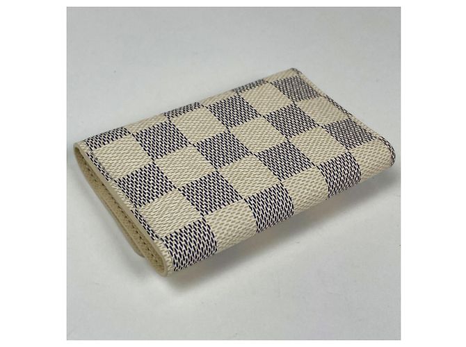 Louis Vuitton Damier Azur Schlüсseletui Weiß - Ansicht 2