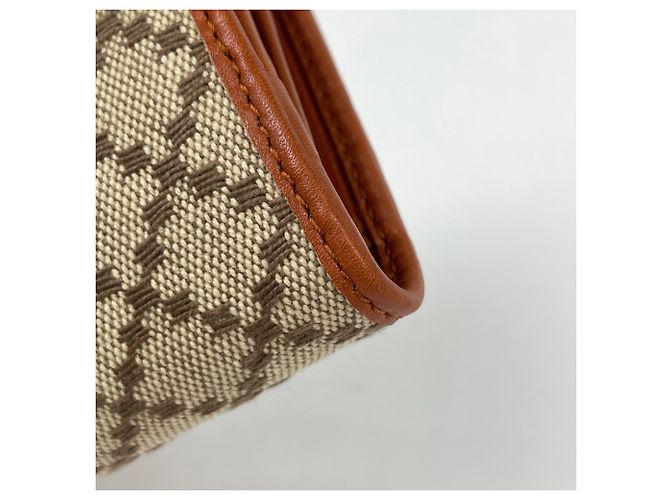 Gucci Diamante Canvas Langbeutel Beige Orange - Ansicht 3
