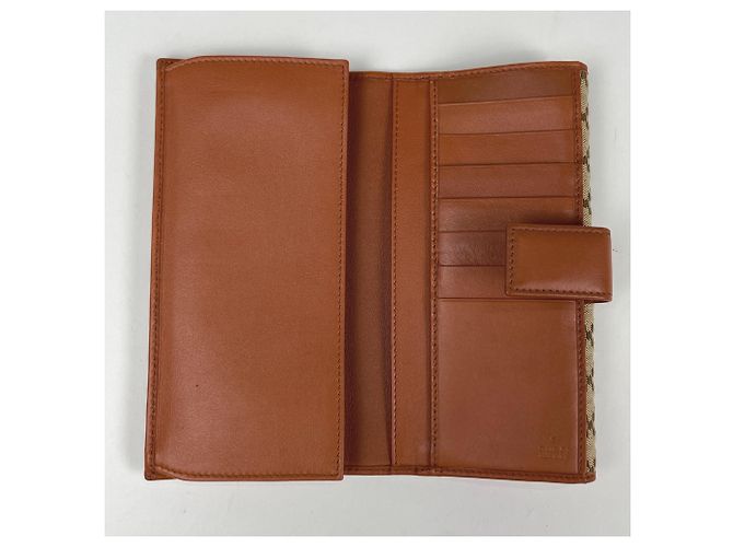 Gucci Diamante Canvas Langbeutel Beige Orange - Ansicht 7