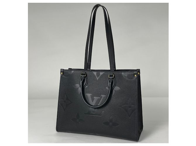 Borsa a mano/Borsa a tracolla Louis Vuitton OnTheGo MM Nero - vista 6