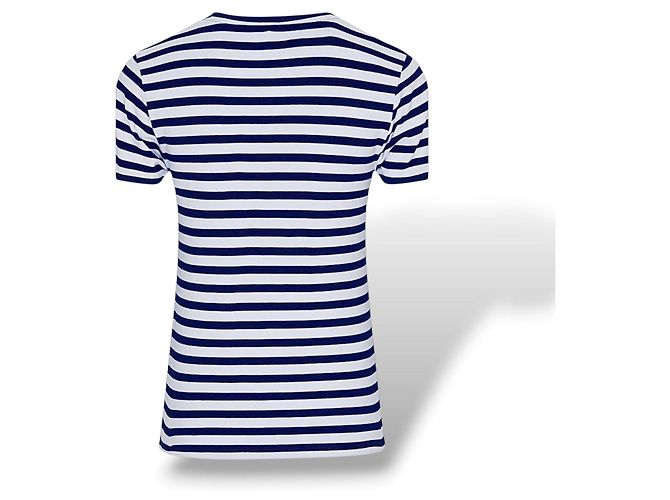 Loewe Camiseta a rayas con logo Blanco Azul oscuro - vista 12