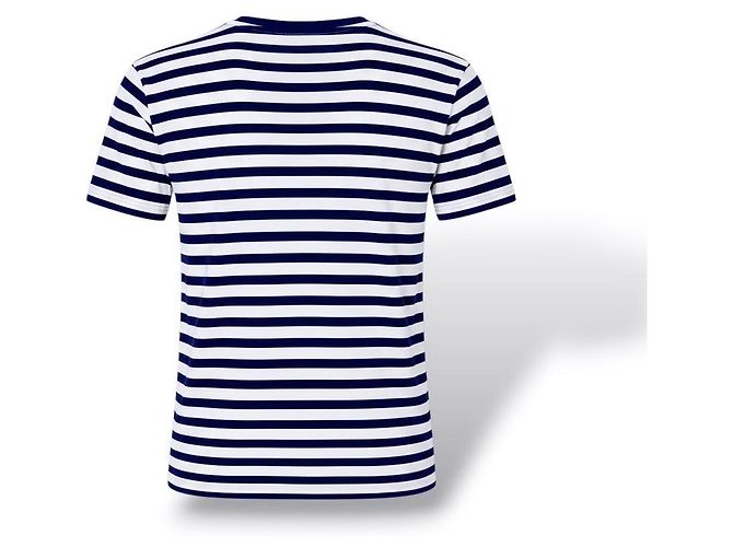 Loewe Camiseta a rayas con logo Blanco Azul oscuro - vista 6