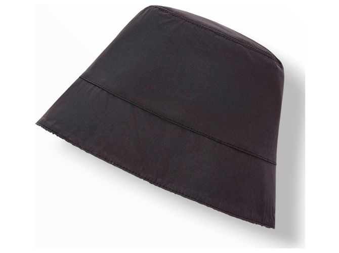 Loewe Cappello Bucket Reversibile Anagram Nero Beige - vista 10