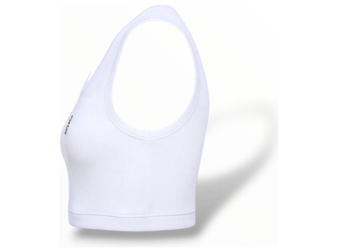 Loewe Top de tirantes Anagram Cropped blanco de algodón - vista 11