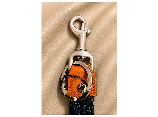 Dolce & Gabbana Schlüsselanhänger mit bunten Pompons Weiß Rot Blau Orange Gelb - Ansicht 4